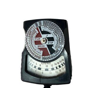 Vintage DeJur-Amsco 5B Exposure Meter With Case & Neck Strap 58g